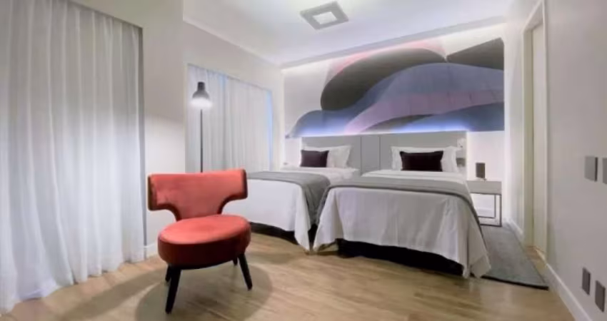Apartamento no Itaim Bibi totalmente mobiliado e com serviços.