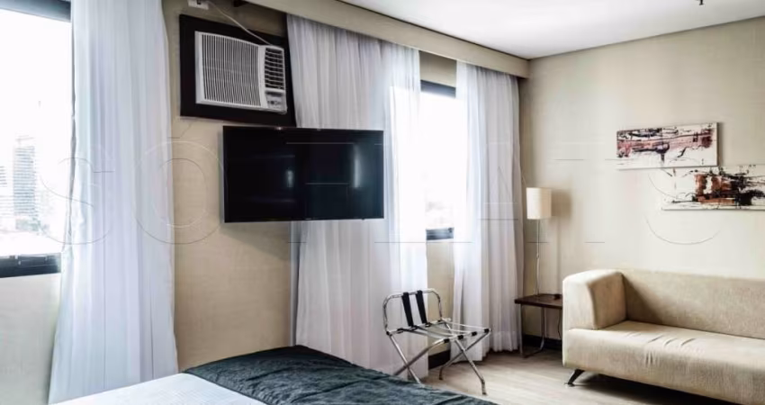 Flat no Transamérica Executive Congonhas 23m² com 1 dormitório e 1 vaga.