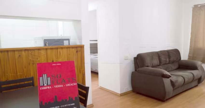 Flat Saint Patrick 42m² 1 dorm 1 vaga em Moema para locação.