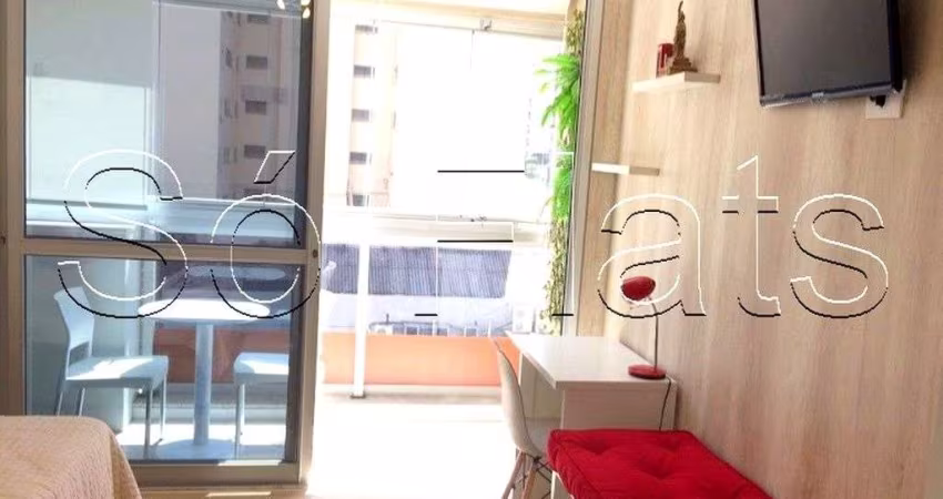 Studio Universo Augusta - Lindo Studio de 22m² para locação na Rua Augusta e totalmente equipado.