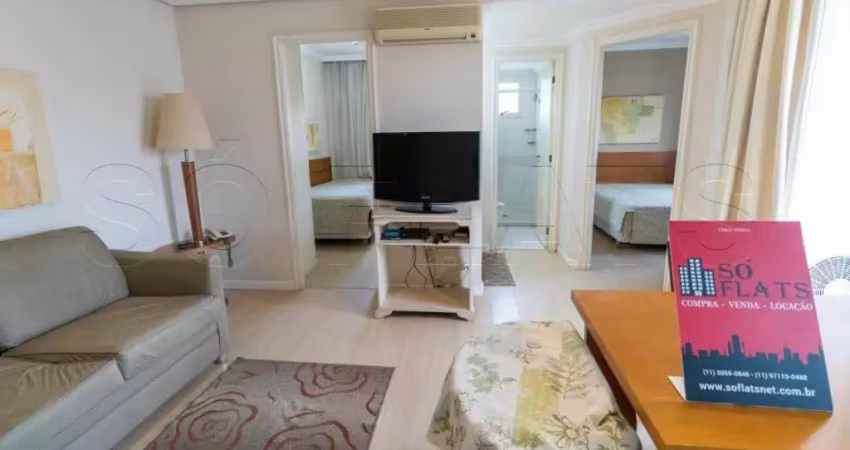 Flat quality bela cintra disponível para locação com 02 dorms, 45m² e 01 vaga de garagem