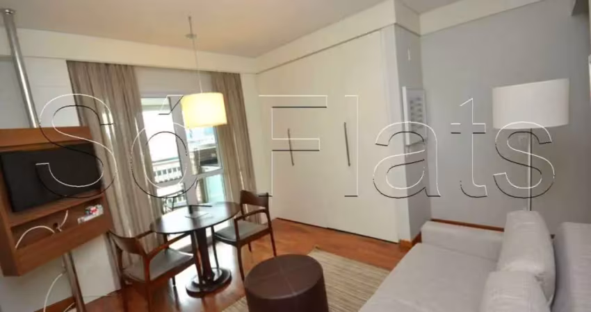 Flat estanconfor villa olímpia disponível para venda com 44m² e 01 vaga de garagem