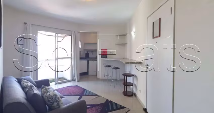Apartamento para locação no Royal Ibirapuera Park contendo 70m², 1 dormitório e 1 vaga de garagem.
