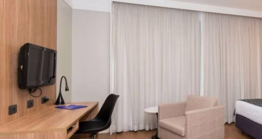 Flat Transamérica Bela Cintra disponível para venda com 26m² e 01 vaga de garagem