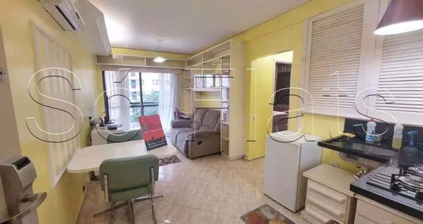 Flat Mercure São Paulo Alamedas para locação com 32m² contendo 1 dormitório e 1 vaga de garagem.