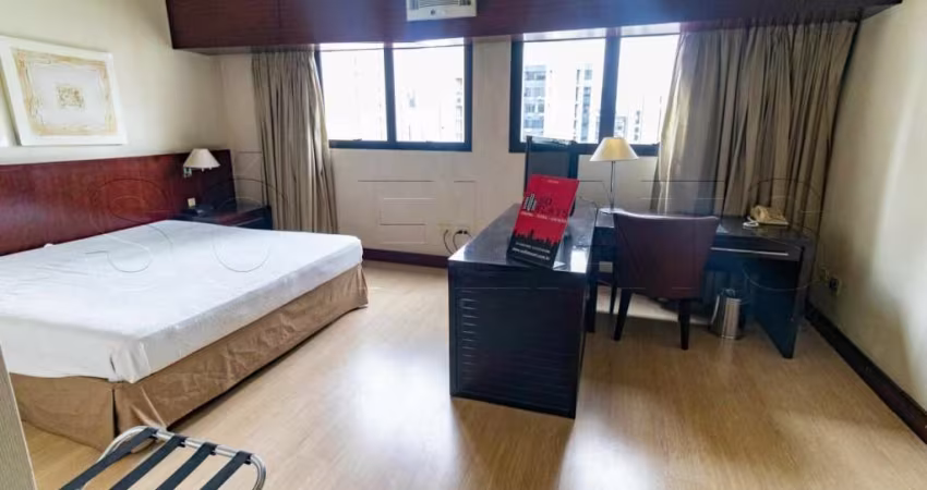 Flat Wyndham Berrini 29m² 1 dormitório e 1 vaga de garagem para locação no Morumbi.