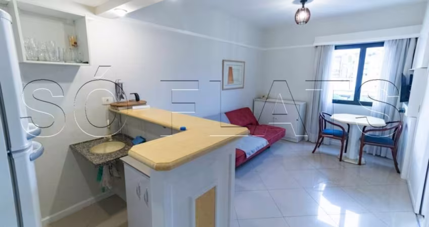 Studio Ninety para locação com 1 dormitório e 1 vaga no Jardim Paulista.