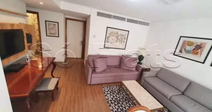 Flat george v maria lisboa disponível para venda com 66m², 01 dorm e 01 vaga de garagem