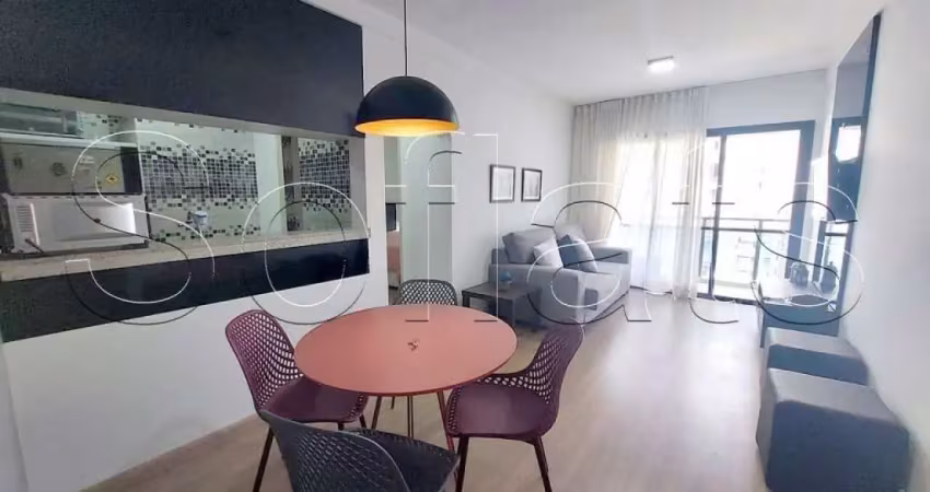 Apartamento para locação no saint peter contendo 45m², 1 dormitório e 1 vaga de garagem.