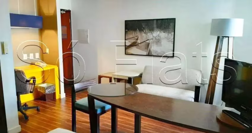 Apartamento no wyndham são paulo paulista hotel para locação prox. da av. paulista.