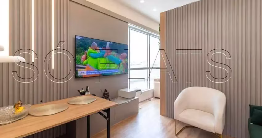 Flat Wyndham Nortel disponível para venda com 35m², 01 dorm e 01 vaga de garagem
