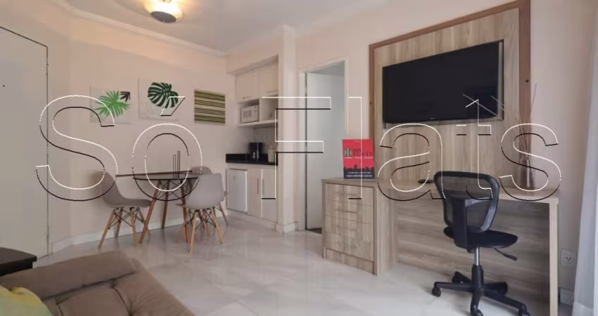 Residencial The Palace 36m², 1 dormitório e 1 vaga disponível para locação no bairro do Ibirapuera.