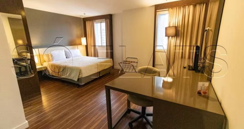 Flat Nobile Paulista Prime com 1 dormitório a uma quadra da Avenida Paulista.