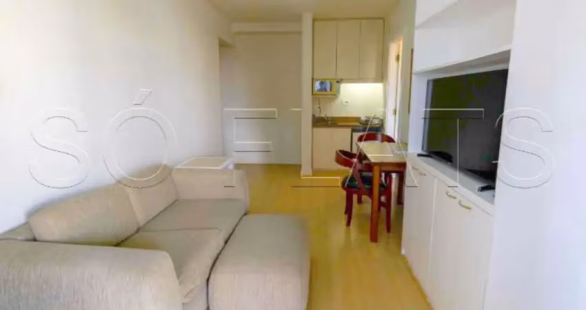 Flat Grand Mercure Itaim com 1 dormitório, 1 vaga de garagem para locação no Itaim Bibi.