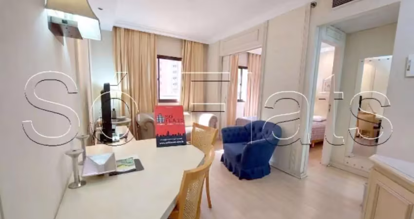 Flat The World 30m² 1 dormitório na Vl. Olímpia, próximo da Avenida Berrini.
