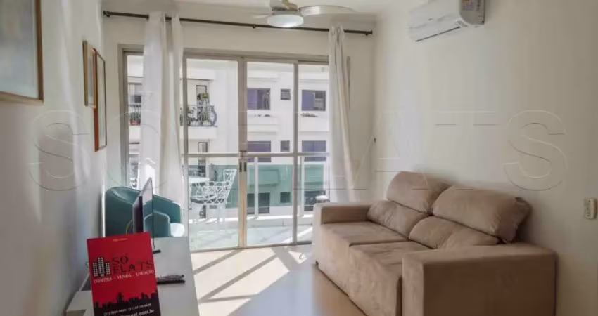 Flat estilo residencie na Vila Nova Conceição, prox a Av. Sto Amaro e FMU. Consulte-nos.
