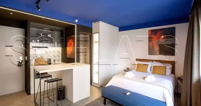 Flat hilton sp itaim disponível para venda com 28m², 01 dorm e 01 vaga de garagem