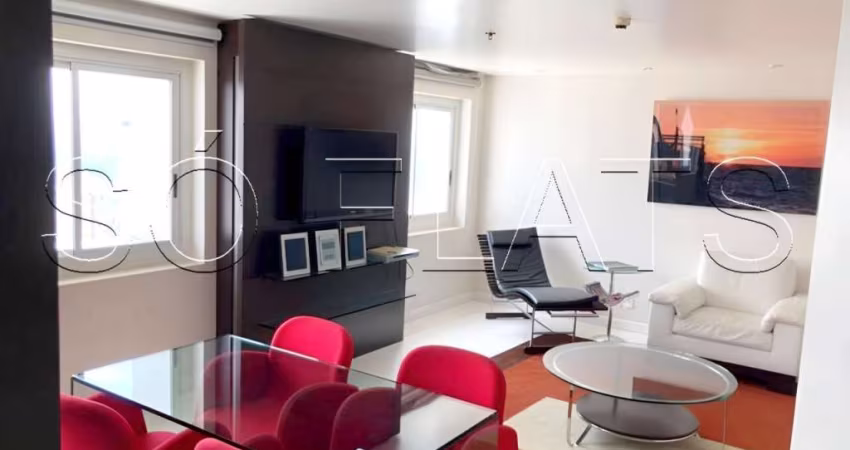 Residencial para locação no International Plaza contendo 82m², 2 dormitórios e 2 vagas de garagem.