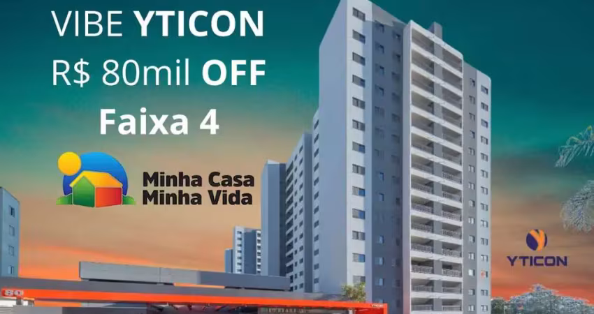 Apto 3 qtos no vibe yticon av. bélgica r$80mil abaixo da tabela