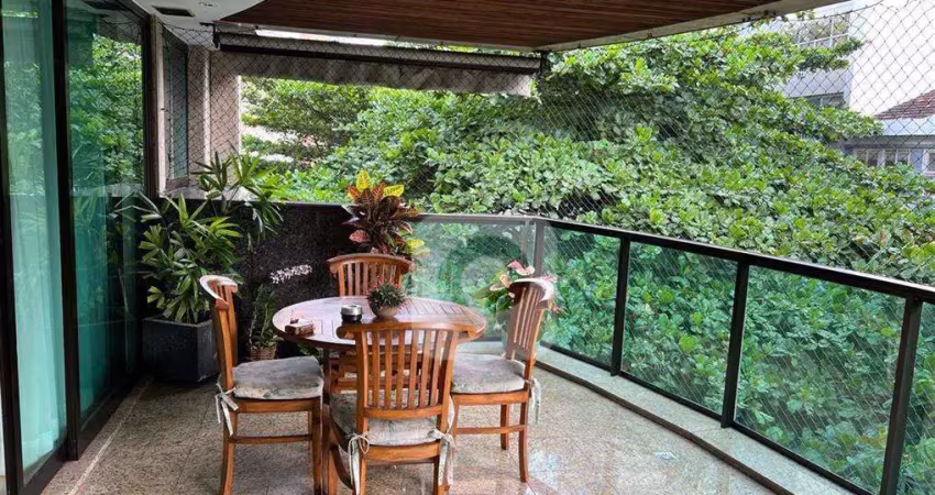 Apartamento com 209 m² - varanda-Original de 4 quartos - Leblon