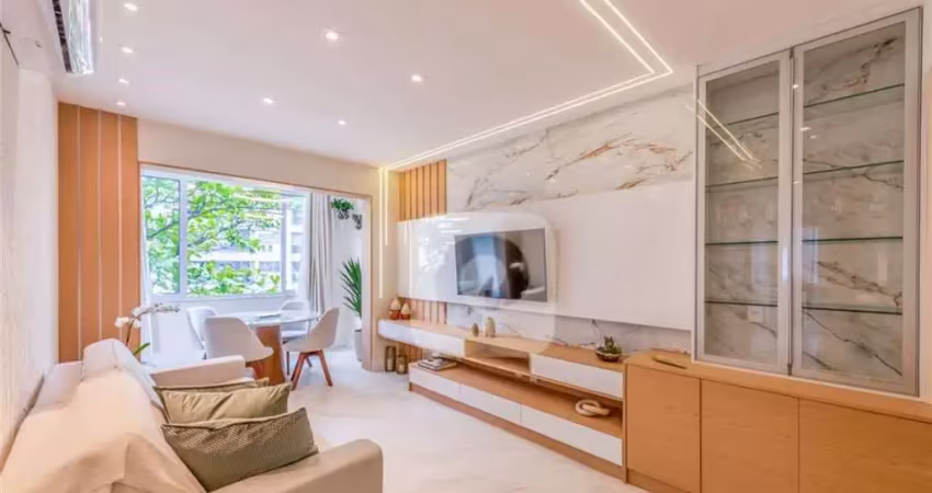 Apartamento reformado, 3 quartos (1 suíte) com 85 m2 no leblon por r$ 1.900.000,00