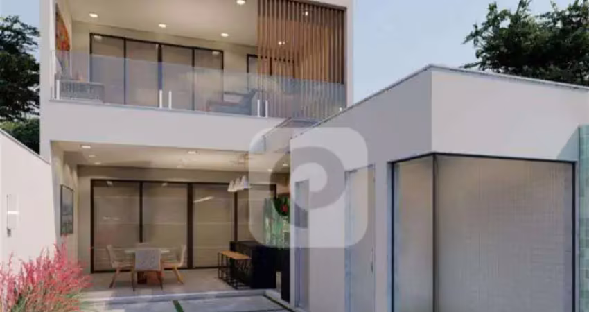 Casa contemporânea triplex, 3 suítes, condomínio riomar, barra da tijuca.