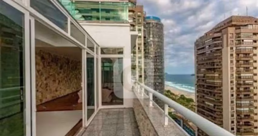 Cobertura lucio costa triplex vista mar -  cobertura 369 m2  -  barra da tijuca