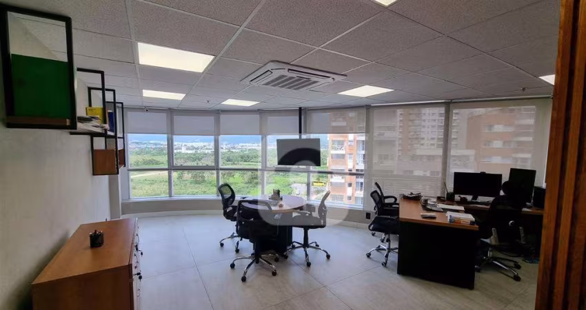 Sala comercial de 36m² mobiliada à venda no union work  centro metropolitano barra olímpica