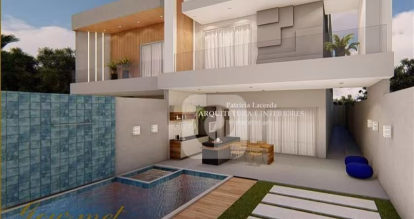 Casa em condomínio fechado, 5 suìtes, com  345m2, na barra da tijuca.