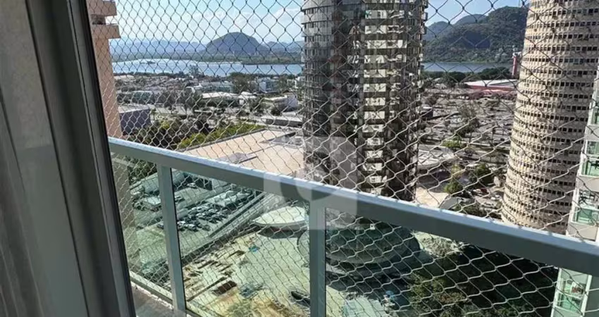 Km1 av. américas  2 quartos 1 suíte andar alto sol da manhã infraestrutura lazer a venda