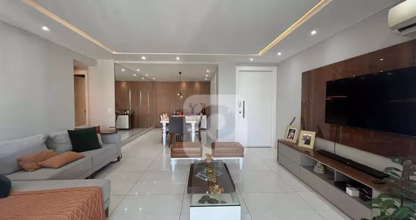 Apartamento 146m² - 3 suítes dependência completa andar alto lazer total e segurança 24h