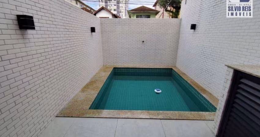 Casa com 2 dormitórios à venda, 100 m² por R$ 848.000,00 - Campo Grande - Santos/SP
