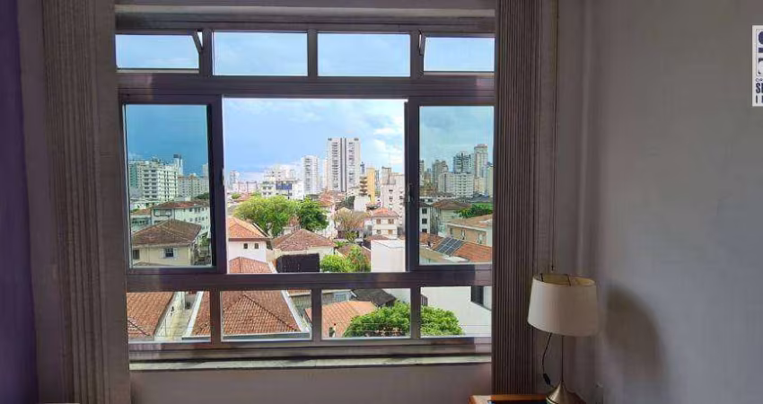 Apartamento com 2 dormitórios à venda, 90 m² por R$ 450.000,00 - Embaré - Santos/SP