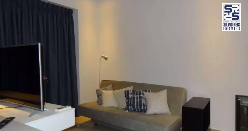 Kitnet com 1 dormitório à venda, 53 m² por r$ 800.000,00 - pompéia - santos/sp
