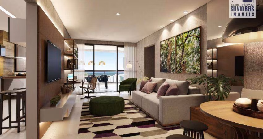 Apartamento com 3 dormitórios à venda, 120 m² por R$ 1.325.700,00 - Aparecida - Santos/SP