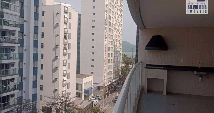 Apartamento com 3 dormitórios à venda, 134 m² por R$ 2.000.000,00 - Boqueirão - Santos/SP