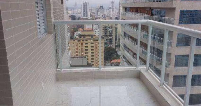 Apartamento com 2 dormitórios à venda, 87 m² por R$ 1.390.000,00 - Gonzaga - Santos/SP