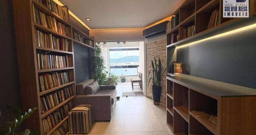 Apartamento com 2 dormitórios para alugar, 107 m² por R$ 6.900,02/mês - Ponta da Praia - Santos/SP