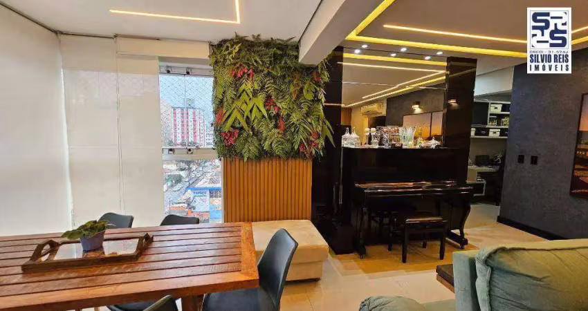 Apartamento com 3 dormitórios à venda, 111 m² por R$ 1.170.000,00 - Ponta da Praia - Santos/SP