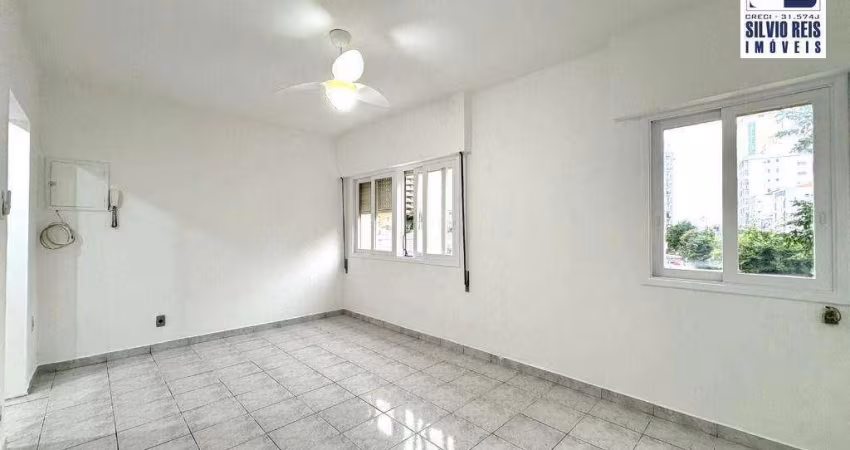 Apartamento com 1 dormitório para alugar, 23 m² - Aparecida - Santos/SP