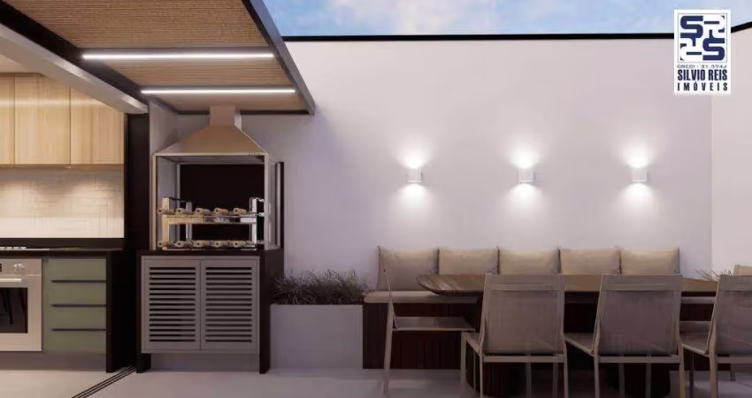Cobertura com 4 dormitórios à venda, 370 m² por r$ 4.290.000,00 - ponta da praia - santos/sp
