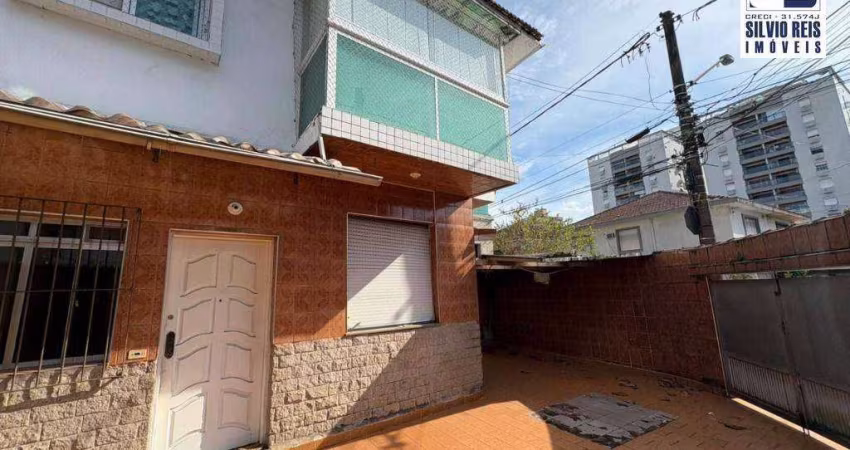 Casa com 3 dormitórios à venda, 100 m² por R$ 800.000 - Ponta da Praia - Santos/SP