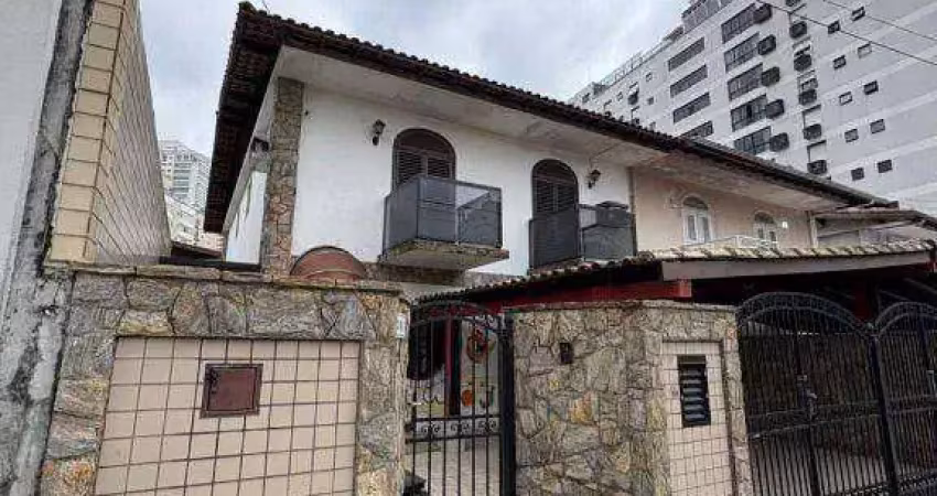 Casa com 6 dormitórios à venda, 251 m² por R$ 2.400.000 - Ponta da Praia - Santos/SP