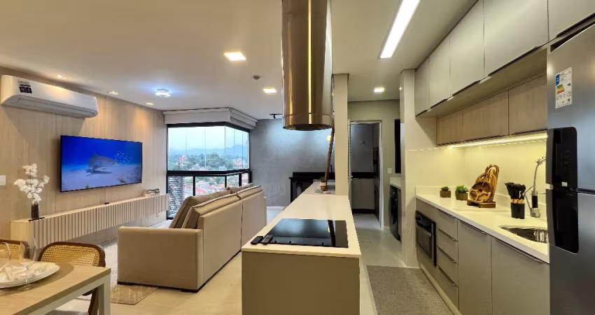 Apartamento no Saguaçú totalmente mobiliado