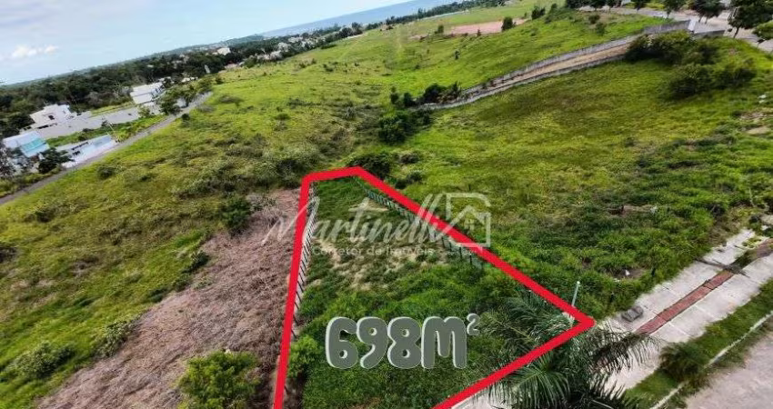 Lotem em praia grande, com vista eterna para o mar, lote com 698M²
