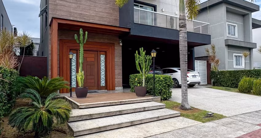 Casa Exclusiva no Condomínio Boulevard Lagoa – 4 Quartos | 3 Suítes | Sala de Cinema | Piscina Privativa