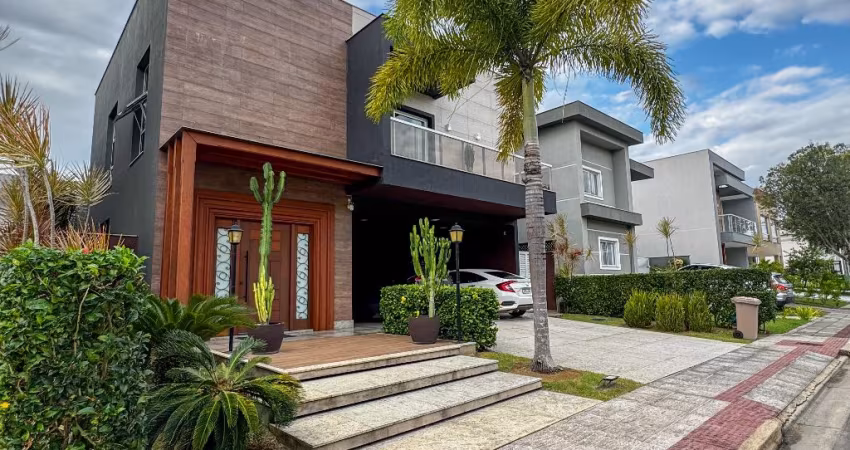 Casa Exclusiva no Condomínio Boulevard Lagoa – 4 Quartos | 3 Suítes | Sala de Cinema | Piscina Privativa