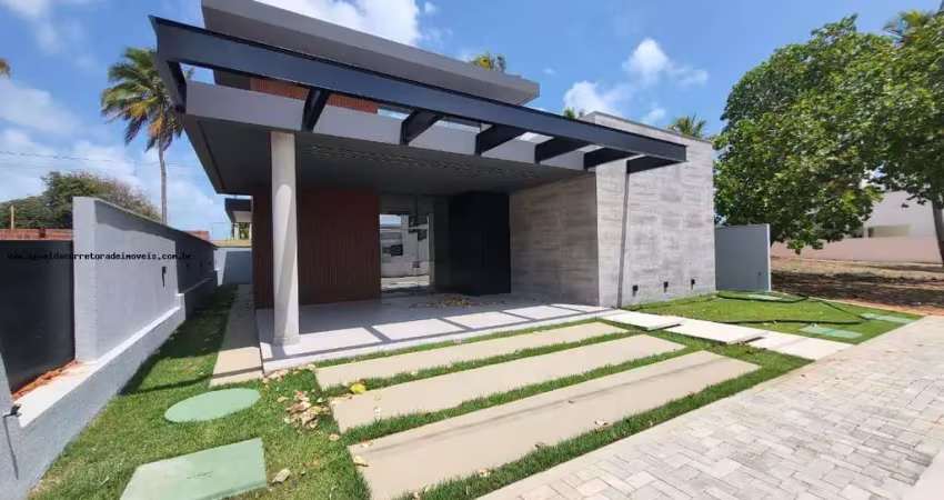 Casa em condomínio para venda em parnamirim, pium (distrito litoral), 3 dormitórios, 3 suítes, 4 banheiros, 4 vagas
