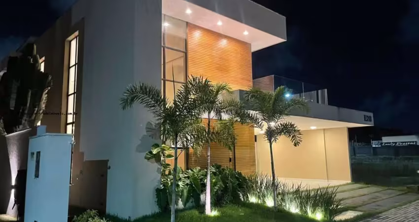 Casa em condomínio para venda em natal, candelária, 4 dormitórios, 4 suítes, 5 banheiros, 4 vagas