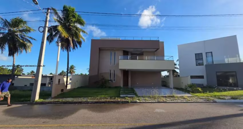 Casa em condomínio para venda em parnamirim, cotovelo (distrito litoral), 4 dormitórios, 4 suítes, 5 banheiros, 4 vagas